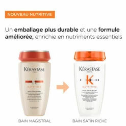 Bain Satin Riche Nutritive Kérastase 250ml -Magasin De Soins Capillaires 3474637154943 6 03357.1684847833