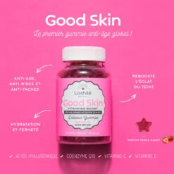 Gummies Vegan Good Skin Vitamines Boost Lashilé X60 -Magasin De Soins Capillaires Good Skin Lashile 72904.1684846902