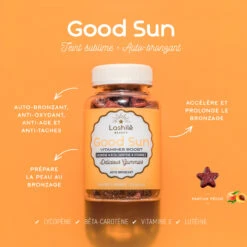 Gummies Vegan Good Sun Lashilé X60 -Magasin De Soins Capillaires Good Sun Lashile 93670.1684846926