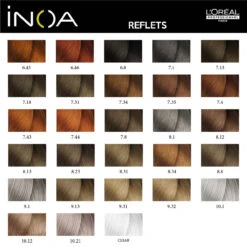 Coloration Inoa Reflets L'Oréal Professionnel -Magasin De Soins Capillaires Nuancier INOA REFLET PAGE 2 90621.1684853913
