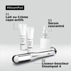 Pack Steampod 4 Cheveux Épais L'Oréal Professionnel -Magasin De Soins Capillaires Sans titre 4 69526.1684922404