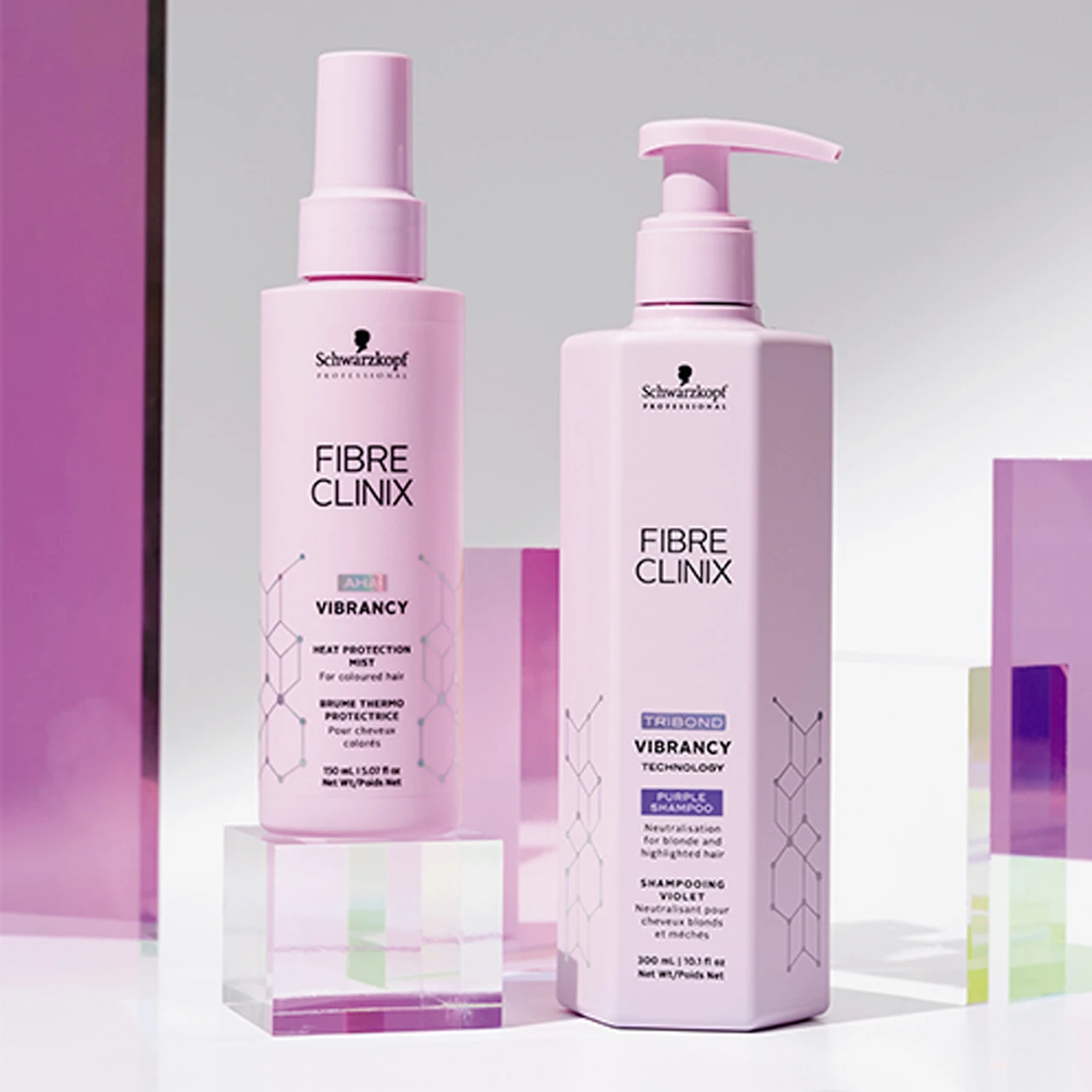Shampoing Violet Neutralisant Fibre Clinix 300ml 2 Shampoing Violet Neutralisant Fibre Clinix 300ml – Image 2